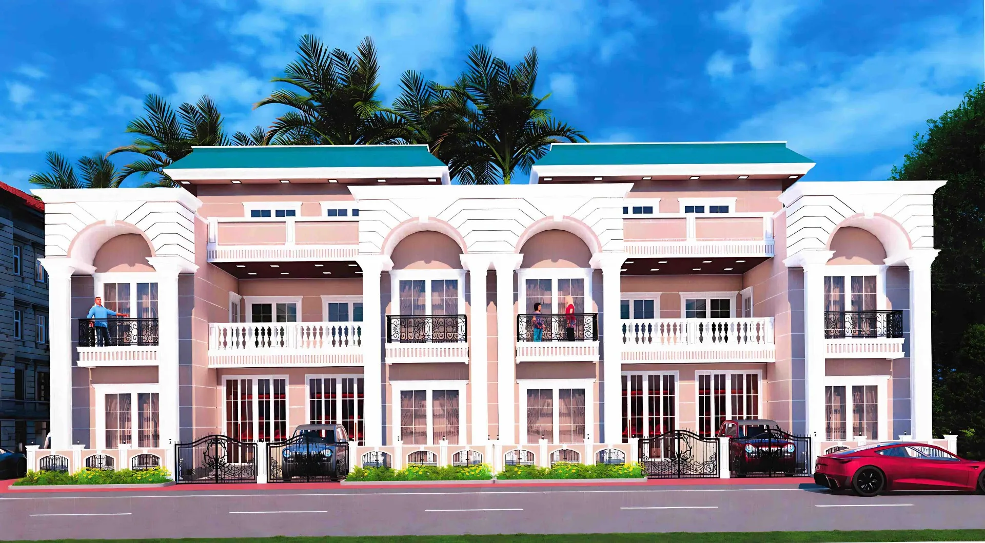 SkyOm Lucknow - Villa exterior view