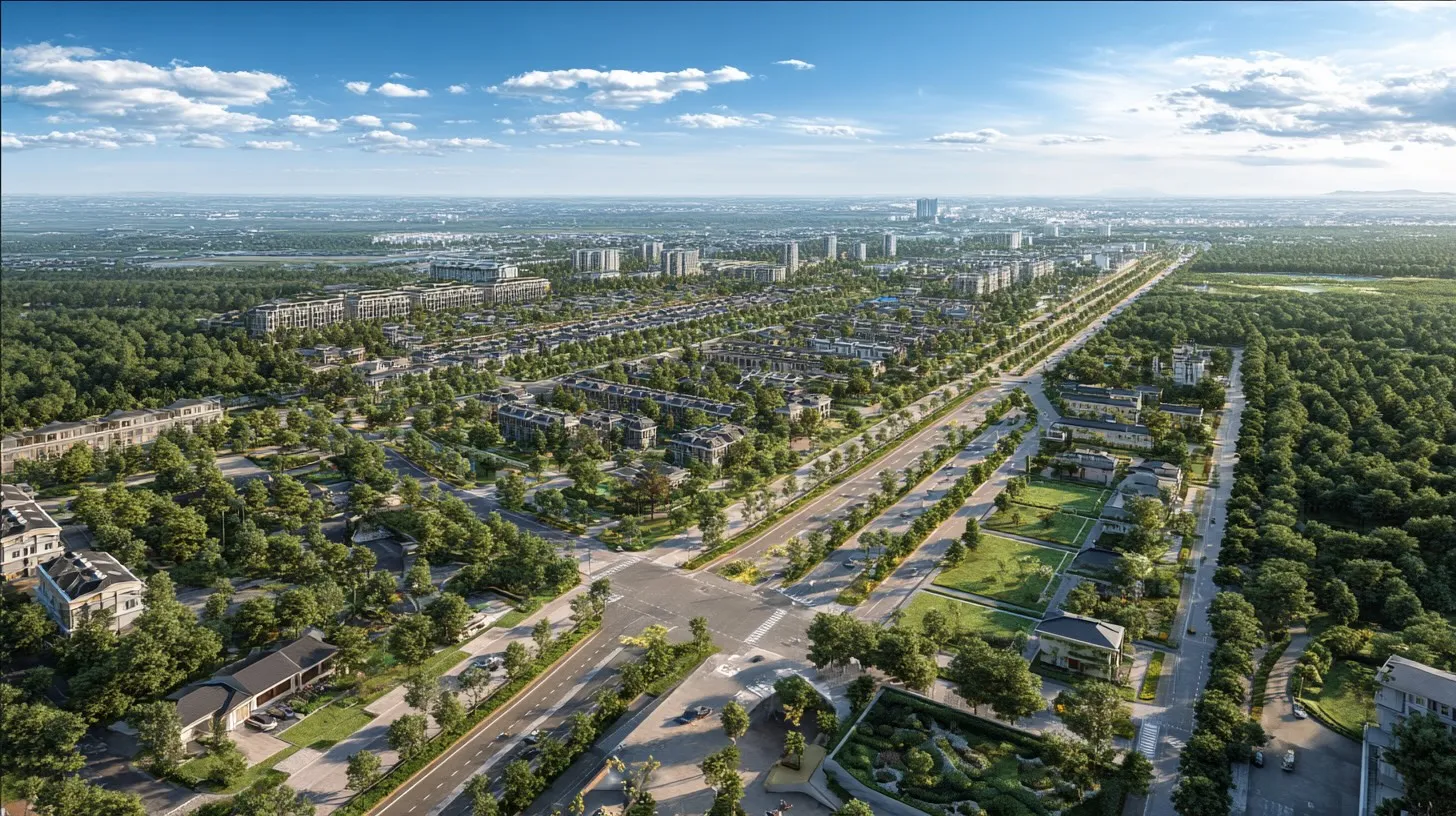 SkyOm City Lucknow Projected Future View - 50 Acre Premium Development After Completion